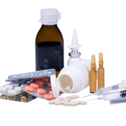 Image of pills and antibiotic medication